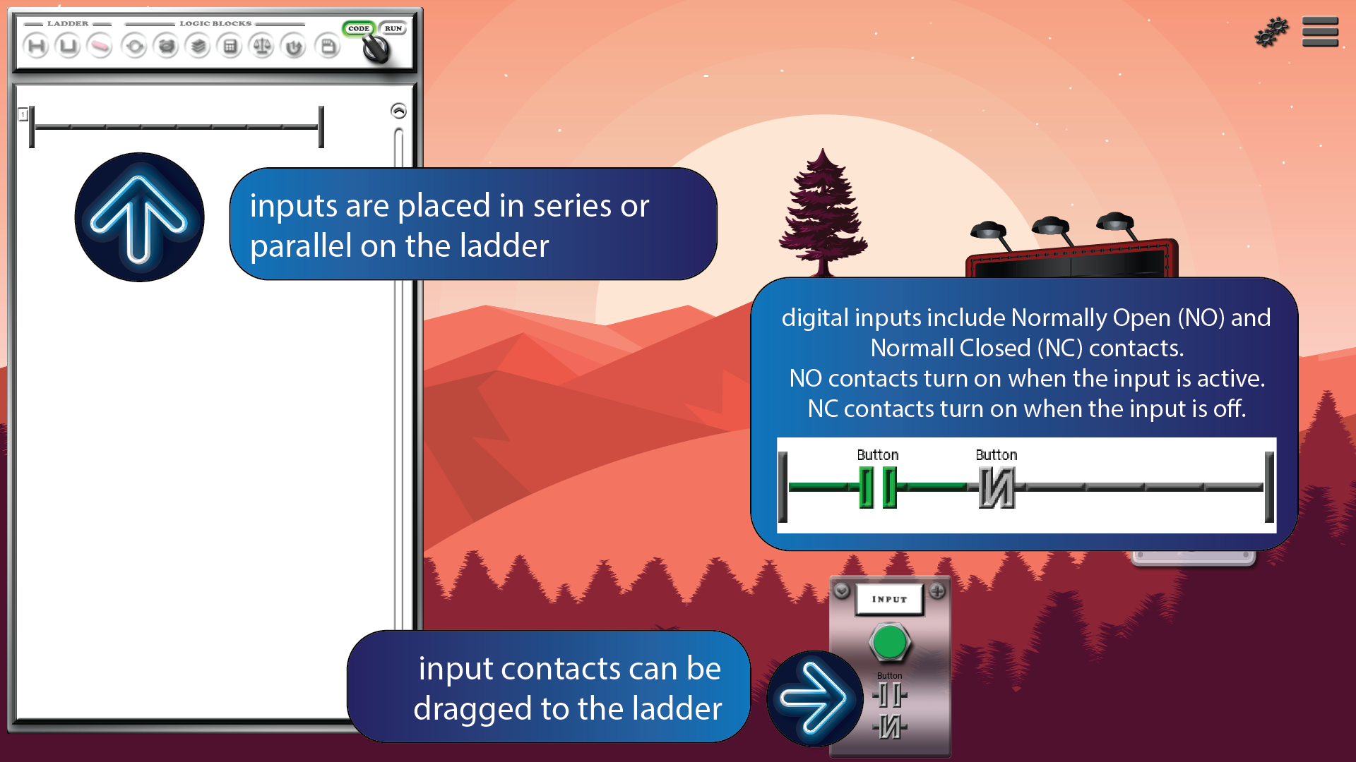Normall Open and Normally Closed Inputs